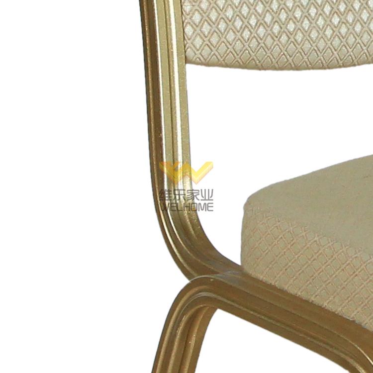 Gold metal banquet chair for event/meetings